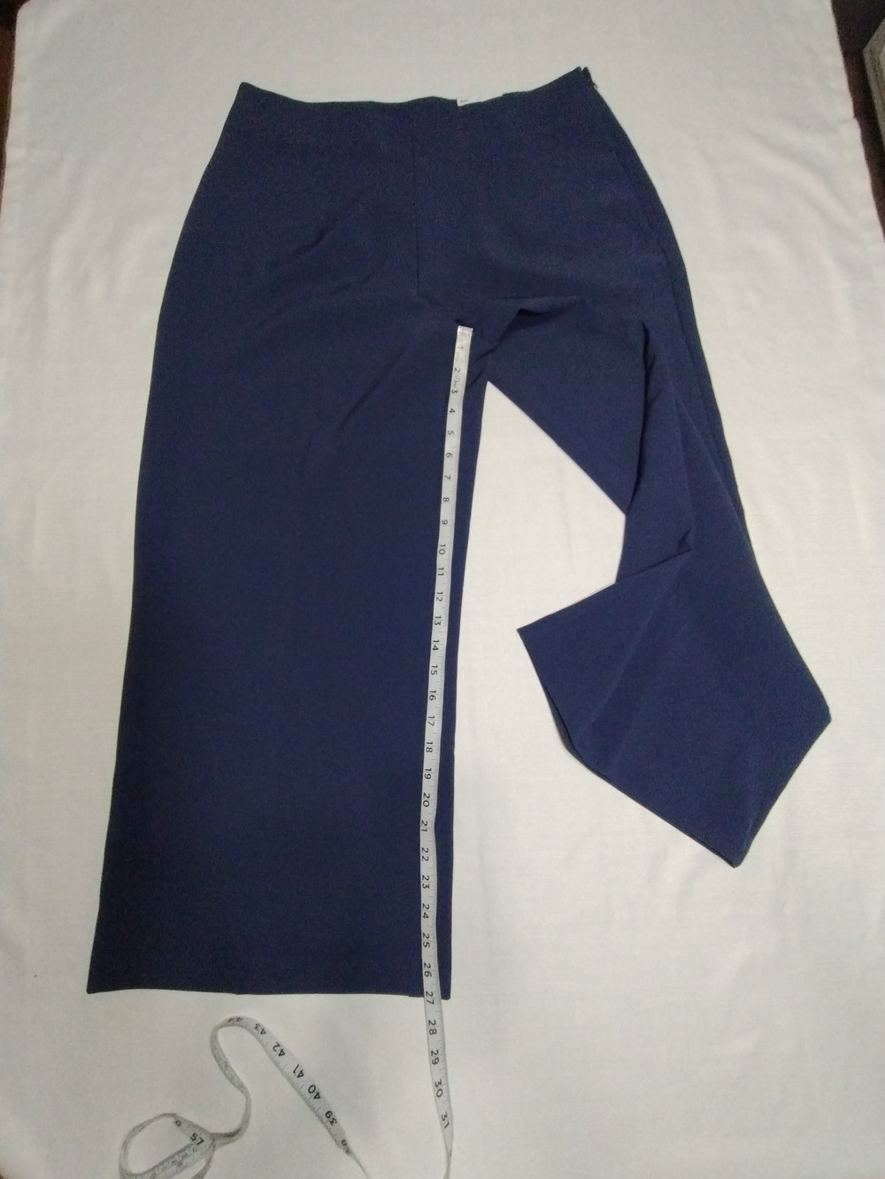 Nine West Navy Wide-Leg Dress Pants - Picture 4 of 11
